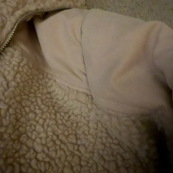 12th Tribe Mt. Kisco Beige Sherpa Jacket - Picture 5 of 7